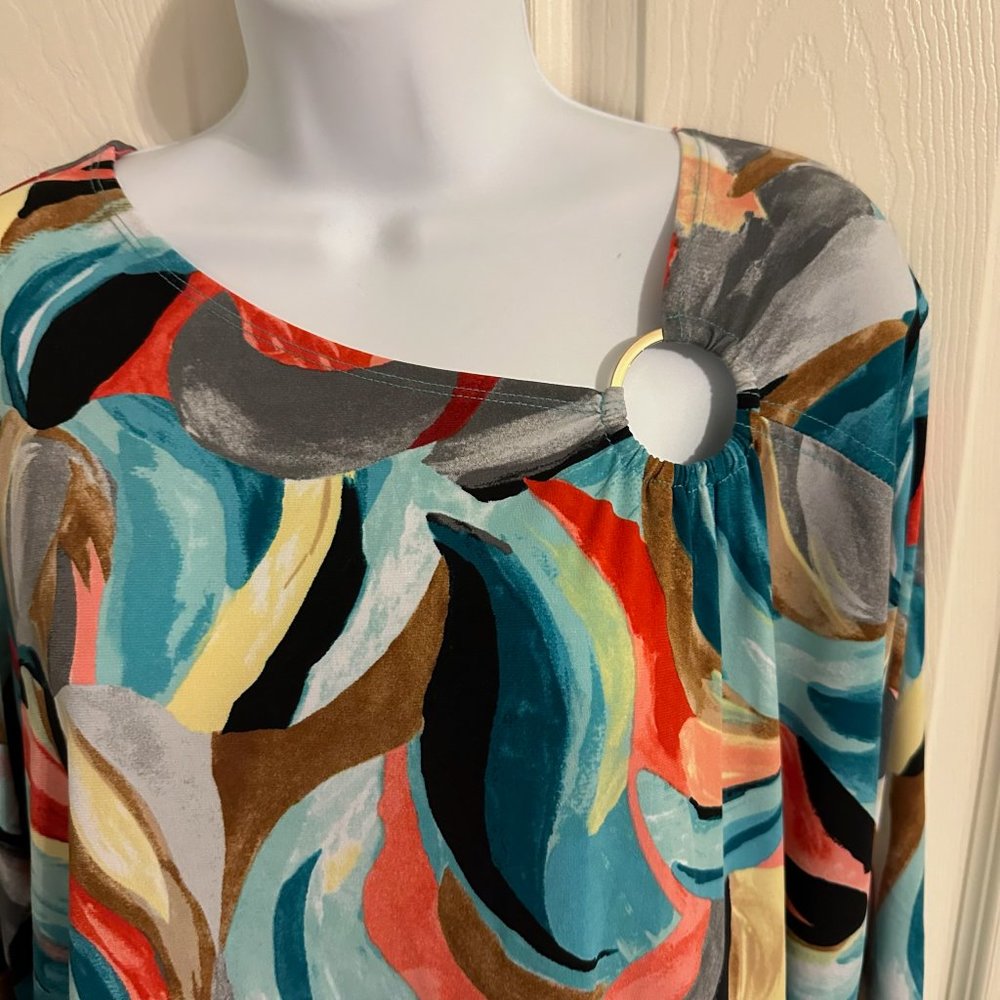 JM Collection Blouse - Picture 3 of 4
